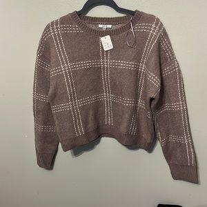 Womens boutique cropped sweater